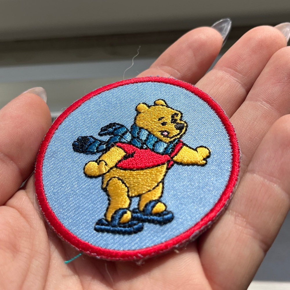$5 Bundled 💘 Disney Winter Winnie the Pooh Embroidered Patch - Picture 2 of 3